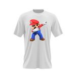 Fashion, accesorii si bijuterii - Barbati - Imbracaminte - Tricouri si bluze barbati - Tricou barbati Super Mario Bros Fortnite Game, alb, marime 2XL - Infinity.ro