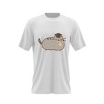 Fashion, accesorii si bijuterii - Barbati - Imbracaminte - Tricouri si bluze barbati - Tricou barbati Pusheen Cat Absolvent Pisica Kitty Kitten, alb, marime 2XL - Infinity.ro