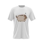 Fashion, accesorii si bijuterii - Barbati - Imbracaminte - Tricouri si bluze barbati - Tricou barbati Pusheen Cat Detectiv Plush Ziua Indragostitilor, alb, marime 2XL - Infinity.ro