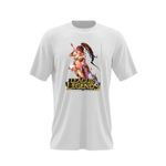 Fashion, accesorii si bijuterii - Barbati - Imbracaminte - Tricouri si bluze barbati - Tricou barbati League of Legends LoL Nidalee Video Game, alb, marime 2XL - Infinity.ro