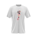 Fashion, accesorii si bijuterii - Barbati - Imbracaminte - Tricouri si bluze barbati - Tricou barbati Pokemon Go Anime Girl Manga, alb, marime 2XL - Infinity.ro