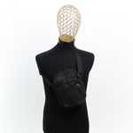 Fashion, accesorii si bijuterii - Barbati - Accesorii barbati - Genti si rucsacuri barbati - Geanta barbateasca, de umar / mana, din material sintetic, ButicCochet, 22 x 16 x 6 cm, 4 compartimente, Negru - GNM62 - Infinity.ro