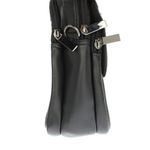 Fashion, accesorii si bijuterii - Barbati - Accesorii barbati - Genti si rucsacuri barbati - Geanta barbateasca, de umar, din piele naturala, ButicCochet, 16 x 19 x 8 cm, Negru - GNM26 - Infinity.ro