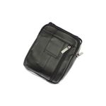 Fashion, accesorii si bijuterii - Barbati - Accesorii barbati - Genti si rucsacuri barbati - Geanta barbateasca, de umar, din piele naturala, ButicCochet, 16 x 19 x 8 cm, Negru - GNM26 - Infinity.ro