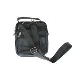 Fashion, accesorii si bijuterii - Barbati - Accesorii barbati - Genti si rucsacuri barbati - Geanta barbateasca, de umar, din piele naturala, ButicCochet, 16 x 18 x 5 cm, Negru - GNM53 - Infinity.ro