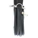 Fashion, accesorii si bijuterii - Barbati - Accesorii barbati - Genti si rucsacuri barbati - Geanta barbateasca, de umar, din piele naturala, ButicCochet, 17 x 20 x 3 cm, Negru - GNM56 - Infinity.ro