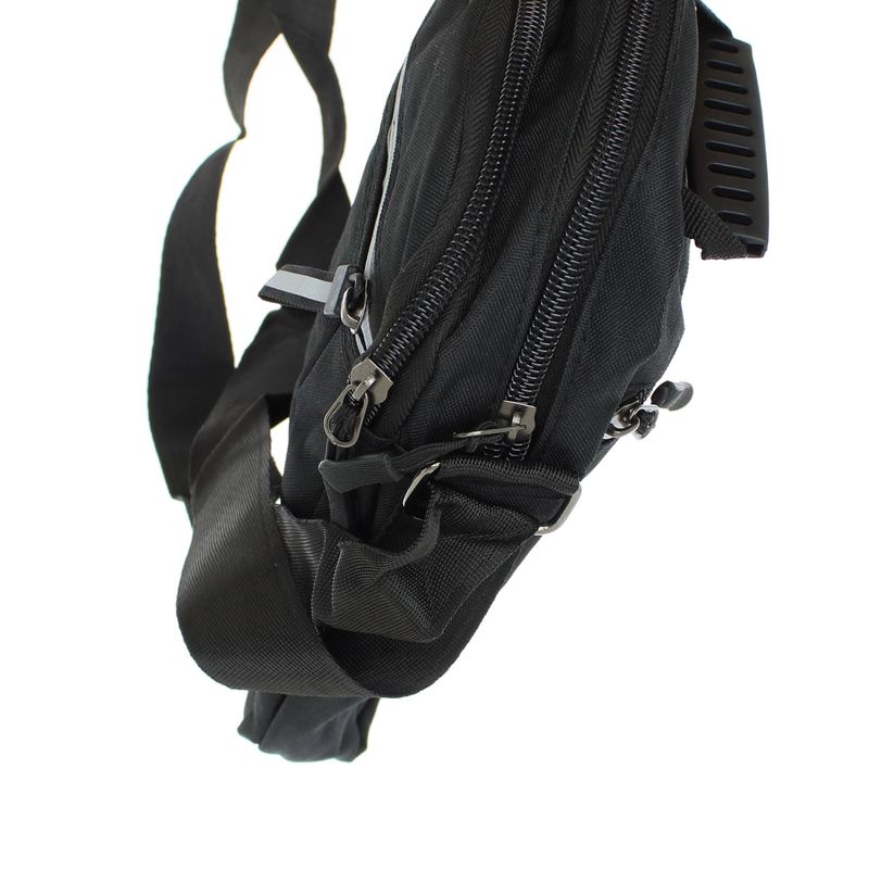 Fashion, accesorii si bijuterii - Barbati - Accesorii barbati - Genti si rucsacuri barbati - Geanta barbateasca, de umar / mana, din material sintetic, ButicCochet, 22 x 16 x 6 cm, 4 compartimente, Negru - GNM77 - Infinity.ro