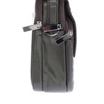 Fashion, accesorii si bijuterii - Barbati - Accesorii barbati - Genti si rucsacuri barbati - Geanta barbateasca, de umar, din piele naturala, ButicCochet, 16 x 19 x 8 cm, Maro inchis - GNM27 - Infinity.ro