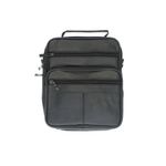 Fashion, accesorii si bijuterii - Barbati - Accesorii barbati - Genti si rucsacuri barbati - Geanta barbateasca, de umar, din piele naturala, ButicCochet, 18 x 22 x 4 cm, Negru - GNM57 - Infinity.ro