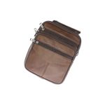 Fashion, accesorii si bijuterii - Barbati - Accesorii barbati - Genti si rucsacuri barbati - Geanta barbateasca, de umar, din piele naturala, ButicCochet, 20 x 23 x 6 cm, Maro - GNM35 - Infinity.ro