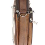 Fashion, accesorii si bijuterii - Barbati - Accesorii barbati - Genti si rucsacuri barbati - Geanta barbateasca, de umar, din piele naturala, ButicCochet, 18 x 21 x 6 cm, Maro - GNM24 - Infinity.ro