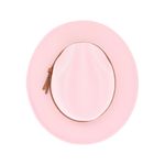 Fashion, accesorii si bijuterii - Femei - Accesorii femei - Caciuli si palarii femei - Palarie dama, ButicCochet, din 35% poliester 65% bumbac, one size, cu banda decorativa, Roz - PAL1213 - Infinity.ro