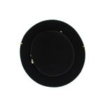 Fashion, accesorii si bijuterii - Femei - Accesorii femei - Caciuli si palarii femei - Palarie dama, ButicCochet, din material sintetic, one size, cu detalii metalice aurii, Negru - PAL1224 - Infinity.ro