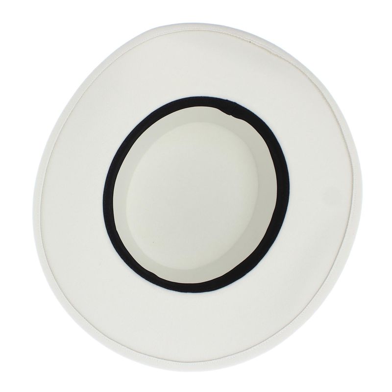 Fashion, accesorii si bijuterii - Femei - Accesorii femei - Caciuli si palarii femei - Palarie dama, ButicCochet, din material sintetic, one size, cu lant decorativ, Alb - PAL1226 - Infinity.ro