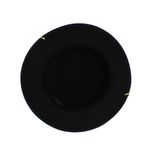Fashion, accesorii si bijuterii - Femei - Accesorii femei - Caciuli si palarii femei - Palarie dama, ButicCochet, din material sintetic, one size, cu detalii metalice aurii, Negru - PAL1224 - Infinity.ro