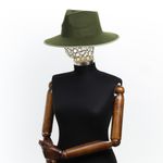Fashion, accesorii si bijuterii - Femei - Accesorii femei - Caciuli si palarii femei - Palarie dama, ButicCochet, din 35% poliester 65% bumbac, one size, Kaki - PAL1218 - Infinity.ro