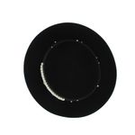 Fashion, accesorii si bijuterii - Femei - Accesorii femei - Caciuli si palarii femei - Palarie dama, ButicCochet, din lana, one size, cu bilute decorative, Negru - PAL1221 - Infinity.ro