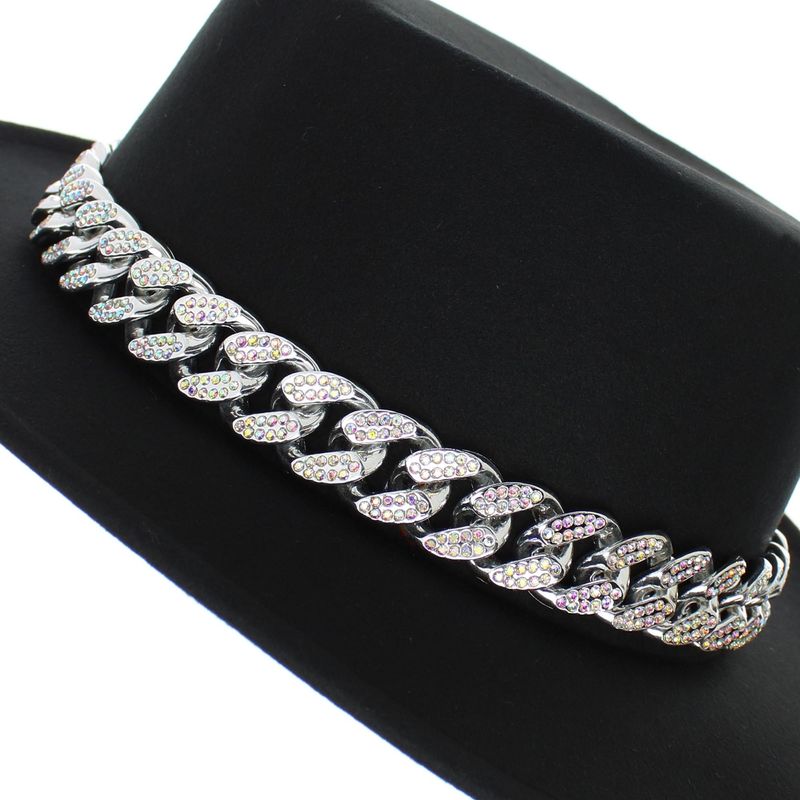 Fashion, accesorii si bijuterii - Femei - Accesorii femei - Caciuli si palarii femei - Palarie dama, ButicCochet, din material sintetic, one size, cu lant decorativ, Negru - PAL1225 - Infinity.ro