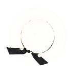 Fashion, accesorii si bijuterii - Femei - Accesorii femei - Caciuli si palarii femei - Palarie de soare, dama, Anoul, din paie de hartie, one size, bor mic, cu banda decorativa textila, Alb - PAL1235 - Infinity.ro
