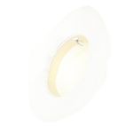 Fashion, accesorii si bijuterii - Femei - Accesorii femei - Caciuli si palarii femei - Palarie de soare, dama, Anoul, din paie de hartie, one size, bor mic, cu banda decorativa textila, Alb - PAL1235 - Infinity.ro