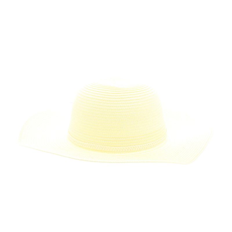 Fashion, accesorii si bijuterii - Femei - Accesorii femei - Caciuli si palarii femei - Palarie de soare, dama, Anoul, din paie de hartie, one size, model cu flori artificiale, Crem - PAL1154 - Infinity.ro