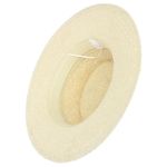 Fashion, accesorii si bijuterii - Femei - Accesorii femei - Caciuli si palarii femei - Palarie de soare, dama, Buticcochet, din paie de hartie, one size, cu banda textila decorativa, Bej - PAL1259 - Infinity.ro
