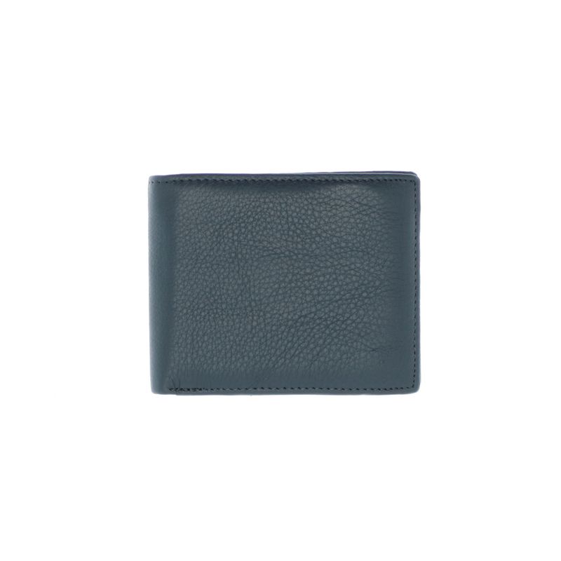 Fashion, accesorii si bijuterii - Femei - Accesorii femei - Portofele femei - Portofel barbatesc, din piele naturala, 10 x 12 x 2.5 cm, Tita, Bleumarin - PR600 - Infinity.ro