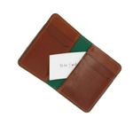 Fashion, accesorii si bijuterii - Femei - Accesorii femei - Portofele femei - Portofel barbatesc, piele naturala, ButicCochet, compartimente multiple, 10x12x2 cm, Maro - PR710 - Infinity.ro