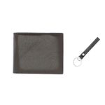 Fashion, accesorii si bijuterii - Femei - Accesorii femei - Portofele femei - Portofel barbatesc, din piele naturala, 10 x 12 x 2.5 cm, Tita, Maro inchis - PR599 - Infinity.ro