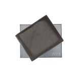 Fashion, accesorii si bijuterii - Femei - Accesorii femei - Portofele femei - Portofel barbatesc, din piele naturala, 10 x 12 x 2.5 cm, Tita, Maro inchis - PR599 - Infinity.ro