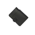 Fashion, accesorii si bijuterii - Femei - Accesorii femei - Portofele femei - Portofel barbatesc, piele naturala, ButicCochet, compartimente multiple, 10x12x2 cm, Negru - PR711 - Infinity.ro