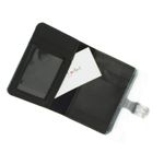 Fashion, accesorii si bijuterii - Femei - Accesorii femei - Portofele femei - Portofel barbatesc, piele naturala, ButicCochet, compartimente multiple, 10x12x2 cm, Negru - PR711 - Infinity.ro