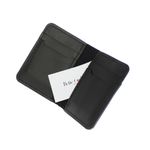 Fashion, accesorii si bijuterii - Femei - Accesorii femei - Portofele femei - Portofel barbatesc, piele naturala, ButicCochet, compartimente multiple, 10x12x2 cm, Negru - PR709 - Infinity.ro