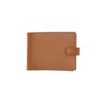 Fashion, accesorii si bijuterii - Femei - Accesorii femei - Portofele femei - Portofel barbatesc, piele naturala, ButicCochet, cu capsa, 13x10x2 cm, Maro - PR713 - Infinity.ro