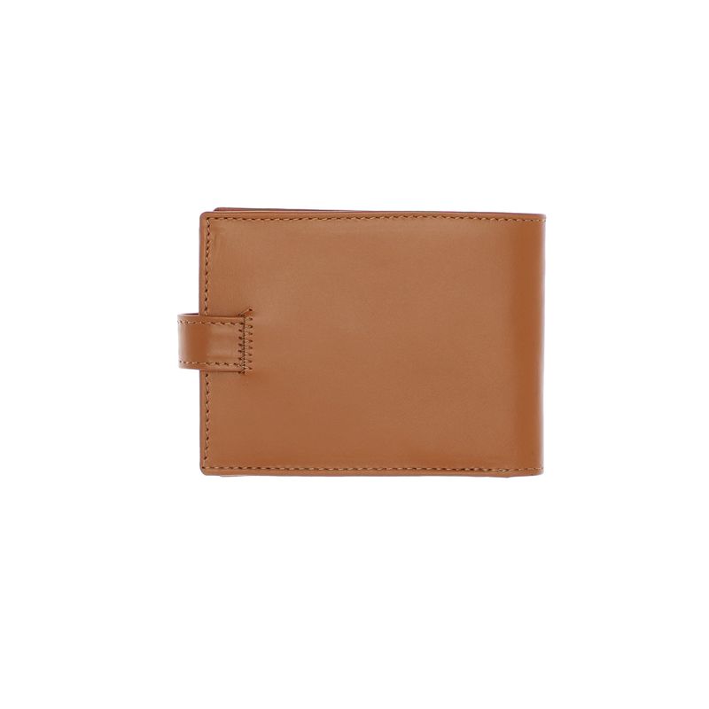 Fashion, accesorii si bijuterii - Femei - Accesorii femei - Portofele femei - Portofel barbatesc, piele naturala, ButicCochet, cu capsa, 13x10x2 cm, Maro - PR713 - Infinity.ro