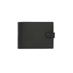 Fashion, accesorii si bijuterii - Femei - Accesorii femei - Portofele femei - Portofel barbatesc, piele naturala, ButicCochet, cu capsa, 13x10x2 cm, Negru - PR712 - Infinity.ro