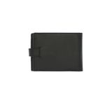 Fashion, accesorii si bijuterii - Femei - Accesorii femei - Portofele femei - Portofel barbatesc, piele naturala, ButicCochet, cu capsa, 13x10x2 cm, Negru - PR712 - Infinity.ro