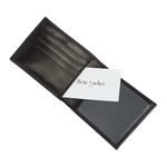 Fashion, accesorii si bijuterii - Femei - Accesorii femei - Portofele femei - Portofel barbatesc, slim, piele naturala, ButicCochet, 12x9x2 cm, Negru - PR714 - Infinity.ro