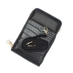 Fashion, accesorii si bijuterii - Femei - Accesorii femei - Portofele femei - Portofel dama, din piele ecologica, ButicCochet, 18 x 11x4 cm, Negru - PR763 - Infinity.ro