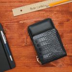 Fashion, accesorii si bijuterii - Femei - Accesorii femei - Portofele femei - Portofel dama, din piele ecologica, ButicCochet, 18 x 11x4 cm, Negru - PR763 - Infinity.ro