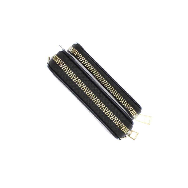 Fashion, accesorii si bijuterii - Femei - Accesorii femei - Portofele femei - Portofel dama, din piele ecologica, ButicCochet, 18 x 11x4 cm, Negru - PR763 - Infinity.ro
