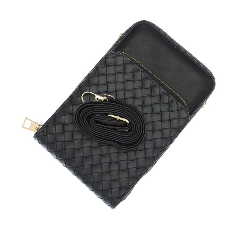 Fashion, accesorii si bijuterii - Femei - Accesorii femei - Portofele femei - Portofel dama, din piele ecologica, ButicCochet, 18 x11x4 cm, Negru - PR768 - Infinity.ro