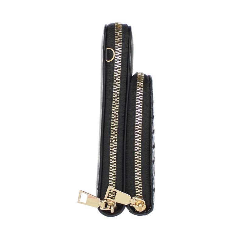 Fashion, accesorii si bijuterii - Femei - Accesorii femei - Portofele femei - Portofel dama, din piele ecologica, ButicCochet, 18 x11x4 cm, Negru - PR768 - Infinity.ro