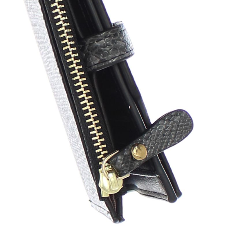 Fashion, accesorii si bijuterii - Femei - Accesorii femei - Portofele femei - Portofel de dama, din piele ecologica, Buticcochet, 12.5x10x2 cm, Negru - PR1012 - Infinity.ro