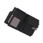 Fashion, accesorii si bijuterii - Femei - Accesorii femei - Portofele femei - Portofel de dama, din piele ecologica, Buticcochet, 12.5x10x2 cm, Negru - PR1012 - Infinity.ro