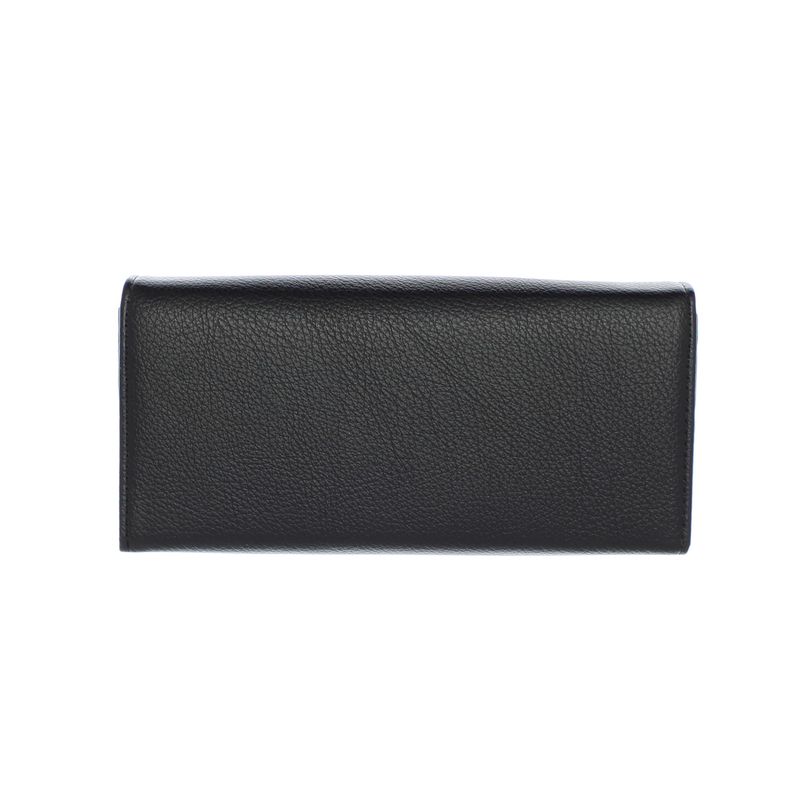 Fashion, accesorii si bijuterii - Femei - Accesorii femei - Portofele femei - Portofel de dama, ButicCochet, din piele ecologica, cu capse magnetice,19x9x3 cm, Negru - PR728 - Infinity.ro