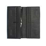 Fashion, accesorii si bijuterii - Femei - Accesorii femei - Portofele femei - Portofel de dama, ButicCochet, din piele ecologica, cu capse magnetice,19x9x3 cm, Negru - PR728 - Infinity.ro