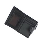 Fashion, accesorii si bijuterii - Femei - Accesorii femei - Portofele femei - Portofel de dama, din piele ecologica, Buticcochet, 12x9x2 cm, Negru - PR1062 - Infinity.ro