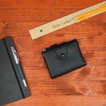 Fashion, accesorii si bijuterii - Femei - Accesorii femei - Portofele femei - Portofel de dama, din piele ecologica, Buticcochet, 12x9x2 cm, Negru - PR1062 - Infinity.ro
