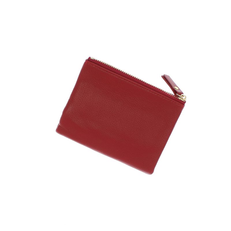 Fashion, accesorii si bijuterii - Femei - Accesorii femei - Portofele femei - Portofel de dama, din piele ecologica, Buticcochet, 13x10x2 cm, Visiniu - PR1026 - Infinity.ro
